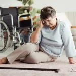 Common causes of falls in seniors including environmental hazards, physical changes, medical conditions, medications, and behavioral factors, with preventive strategies like exercise, home safety, and assistive devices.